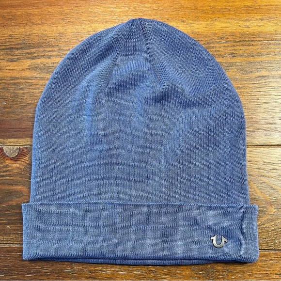 True Religion | Knit Stretch Beanie Hat | Cotton | Winter | One Size - Picture 1 of 3